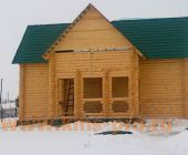 Дом из оцилиндрованного бревна