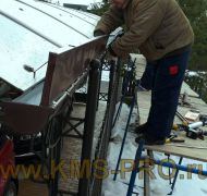 Фото в процессе производства работ